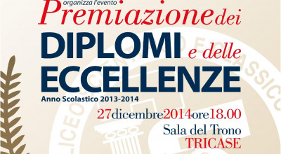 27.12.2014-ore 18 - Sala del Trono di Palazzo Gallone-Premiazione dei diplomi...