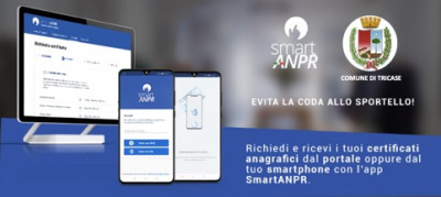 Nuovo servizio Smart ANPR : certificati anagrafici da app e portale web