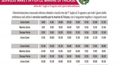 Servizio trasporto per le Marine di Tricase