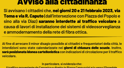 Interdizione al traffico veicolare