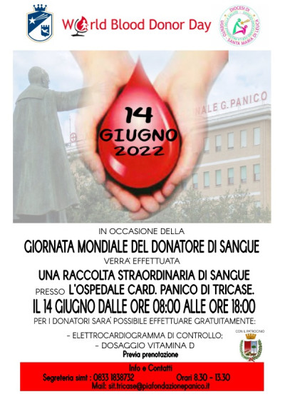 GIORNATA MONDIALE DEL DONATORE DI SANGUE