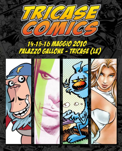 Locandina che pubblicizza la manifestazione Tricase Comics Locandina che pubblicizza la manifestazione Tricase Comics